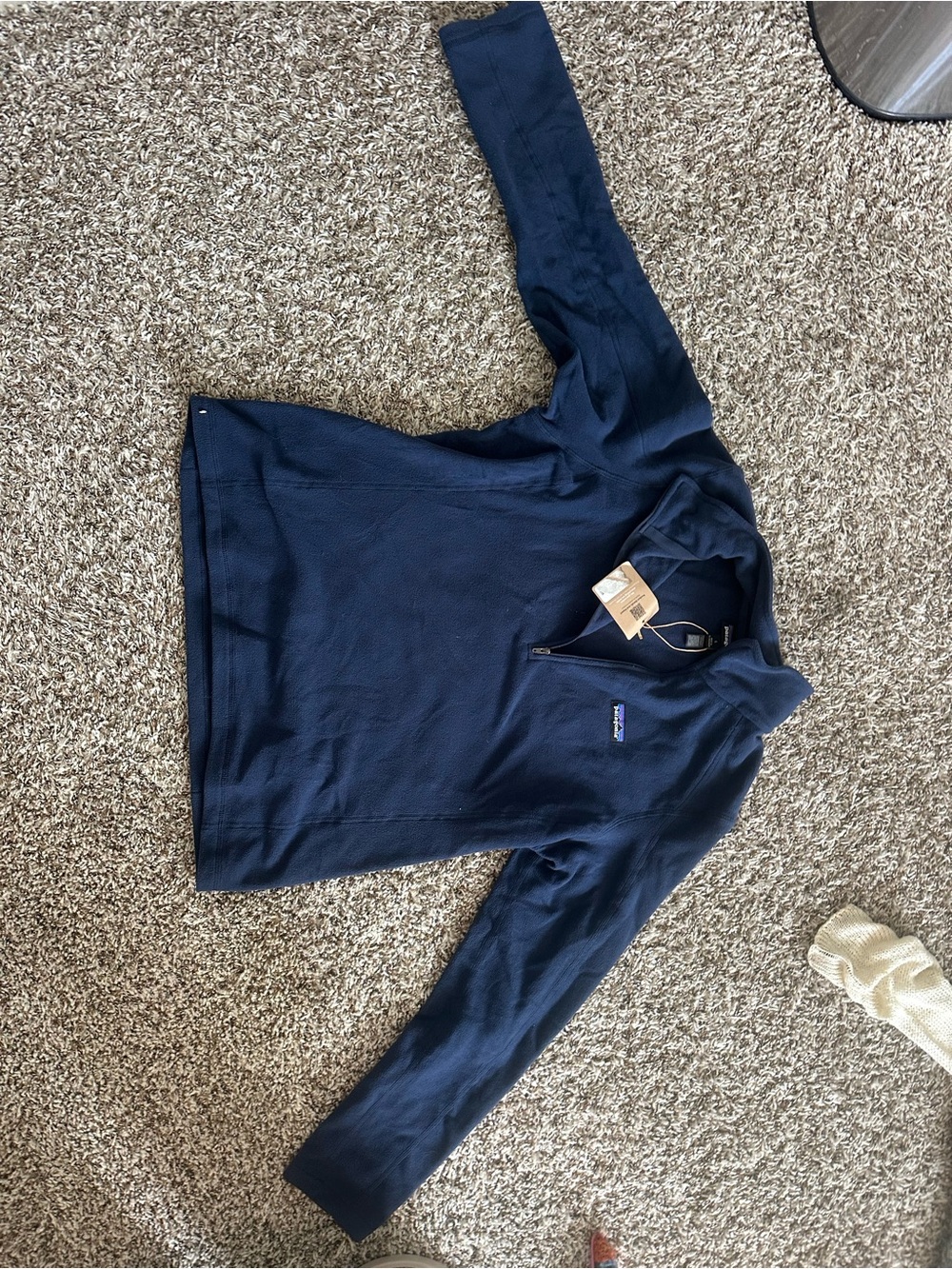 Patagonia Micro D Blue Women's 1/4-Zip Microfleece Pullover